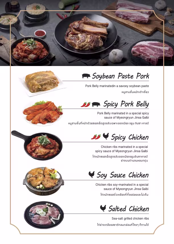 Jinsa Galbi Rama2 — Korean Premium BBQ package menu, image 2