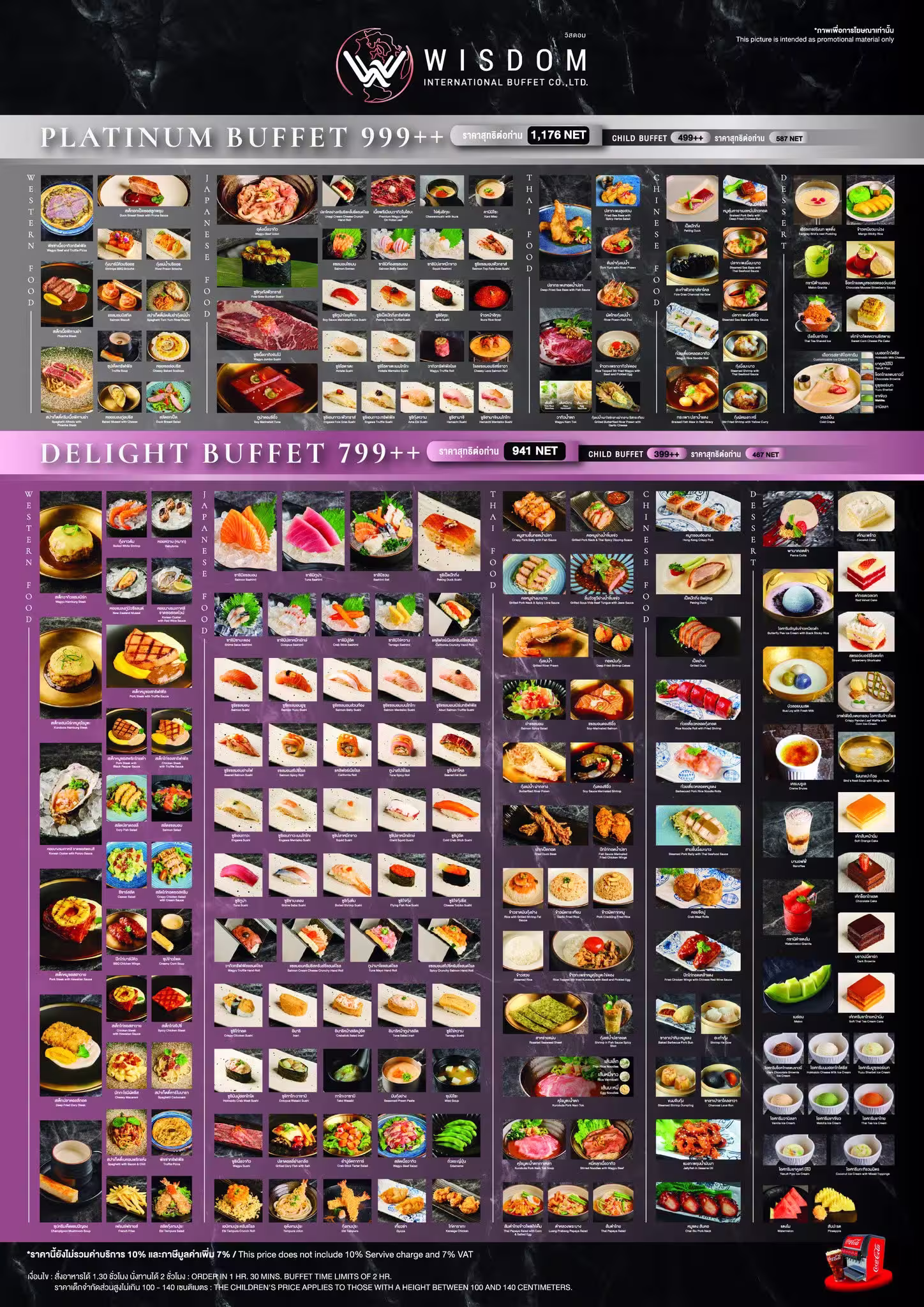 Wisdom Buffet Mega Bangna — Delight package menu, image 1